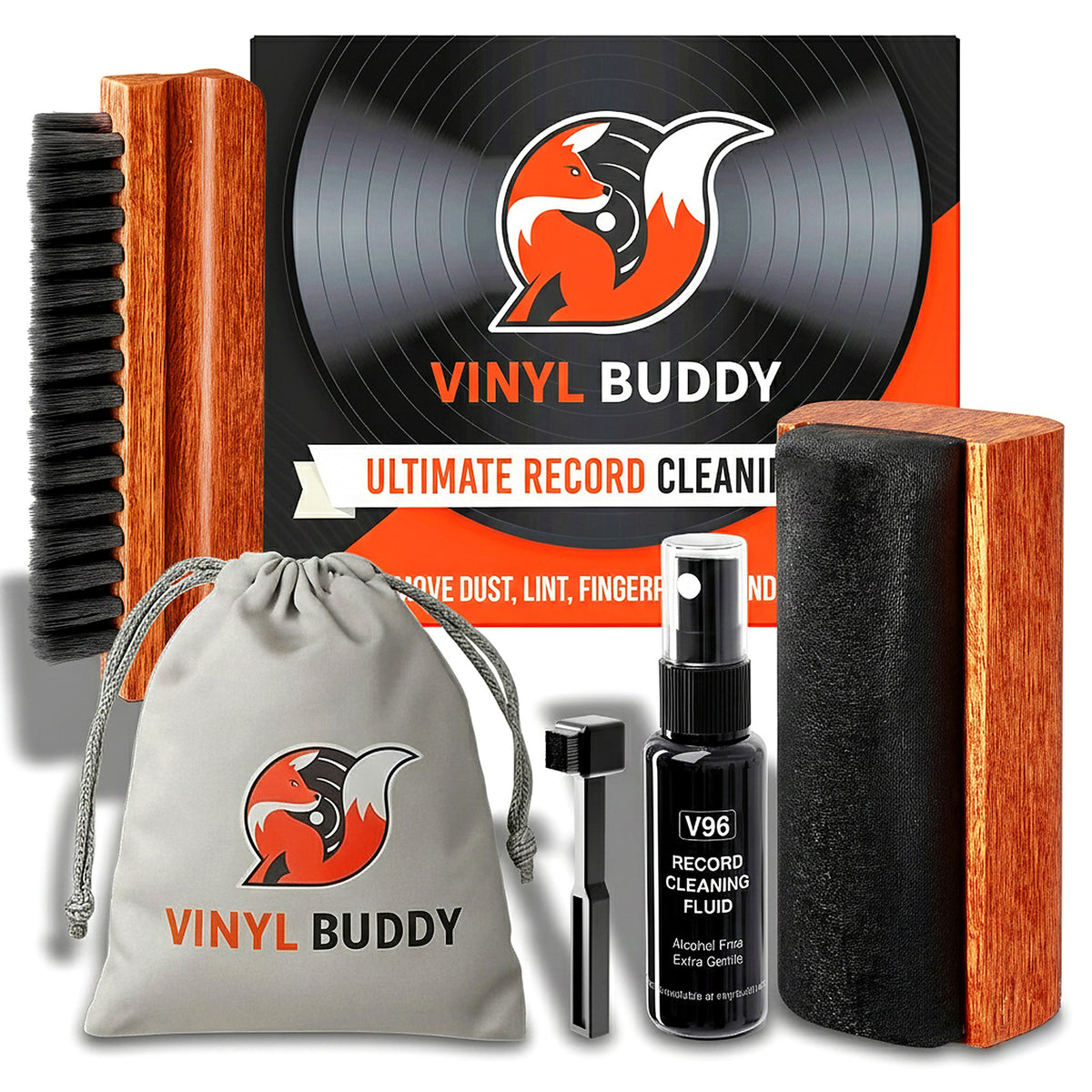 Vinyl Buddy 5-in-1 Vinyl Record Cleaning Kit