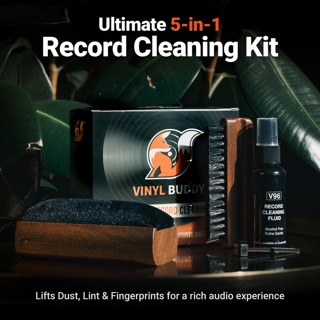 Vinyl Buddy 5-in-1 Vinyl Record Cleaning Kit