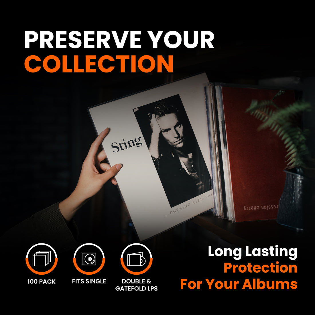 Vinyl Buddy Crystal Clear Outer Records Sleeves